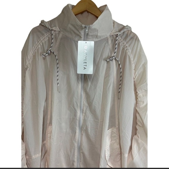 💕 Athleta canopy Parachute Long Rain
Windbreaker Jacket Womens XL NWT $168 💕 - Picture 5 of 7